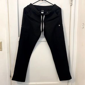 FIGS Yola Scrub Pants Petite XS Black